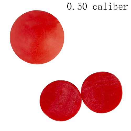 AOOHYEO Reusable Rubber Paintballs 200X.50 Cal - Indoor Shooting Training Outdoor Self-Defense Balls 0.50 Caliber Solid Soft Recycle Paint Balls