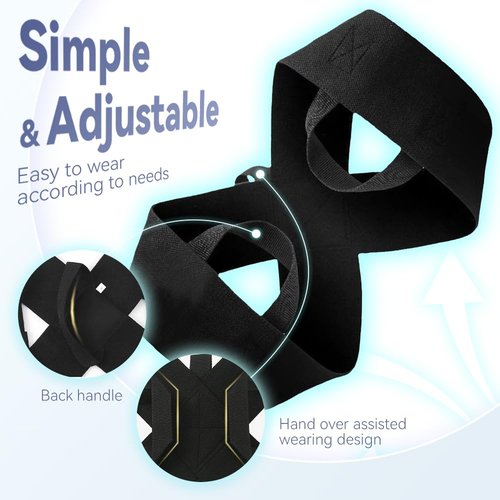 Olite Fitness Heavy Shoulder Straps, 2025 Upgraded Bench Presses Shoulder Press Lifts Chest Straight Straight Back Assist Straps, Unisex, Adjustable, Comfortable and Breathable Material Design (L (143??65 lbs))