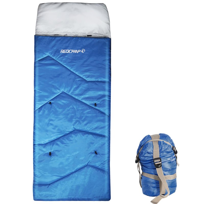 REDCAMP Kids Sleeping Bag for Boys Girls & Teens, 3 Season Cold Weather Sleeping Bag for Backpacking Camping Hiking, Blue