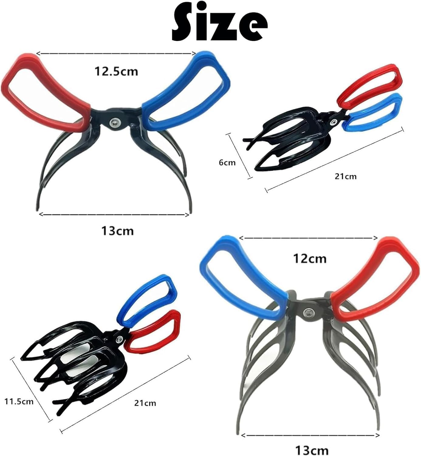 3 Claw Fish Gripper, Multifunctional Three Teeth Fishing Pliers Anti-Slip Fish Claw Gripper, Metal Fishing Pliers Gripper Catch Fish Control Clamp, Fishing Accessories