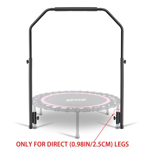 Newan Rebounder Handle Bar Accessory for 40" Round Fitness Trampolines, Cushy Foam Handles,Only Applicable to The Foot Tube Between 2.5CM/0.98IN Diameter(Trampoline Not Included)
