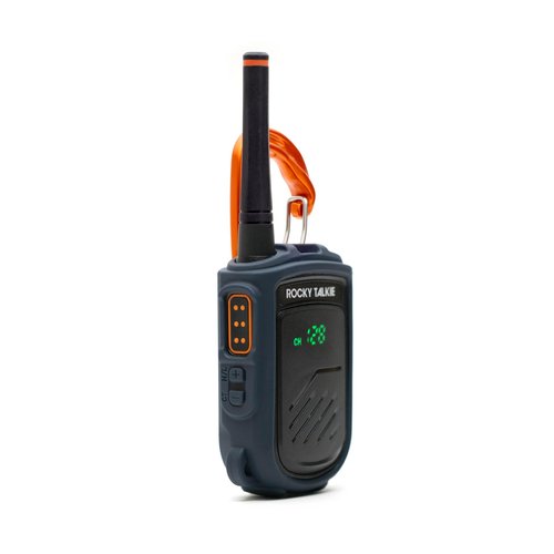 Rocky Talkie Rocky Talkie Mountain Radio - Long Range Walkie Talkie, FRS Handheld Radio, 4 Day Battery Life, Max Durability, 2 Pack
