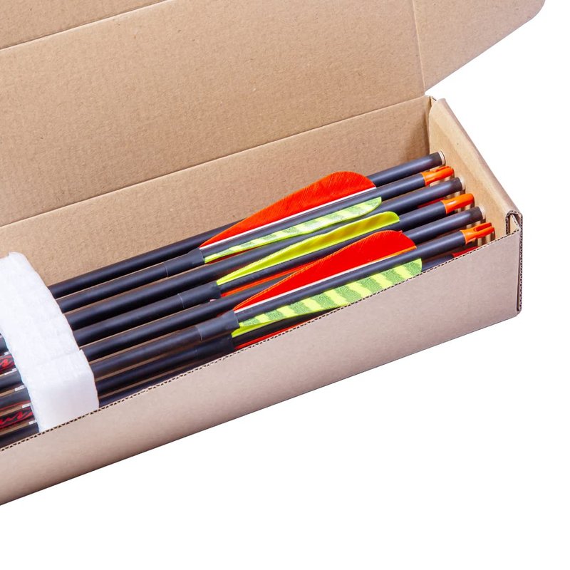Pinals Archery 340 400 500 Spine Carbon Arrows for Compound Recurve Bows Hunting Target Traditional Longbow 30 inch Arrow Shaft 12PCS(400 30")