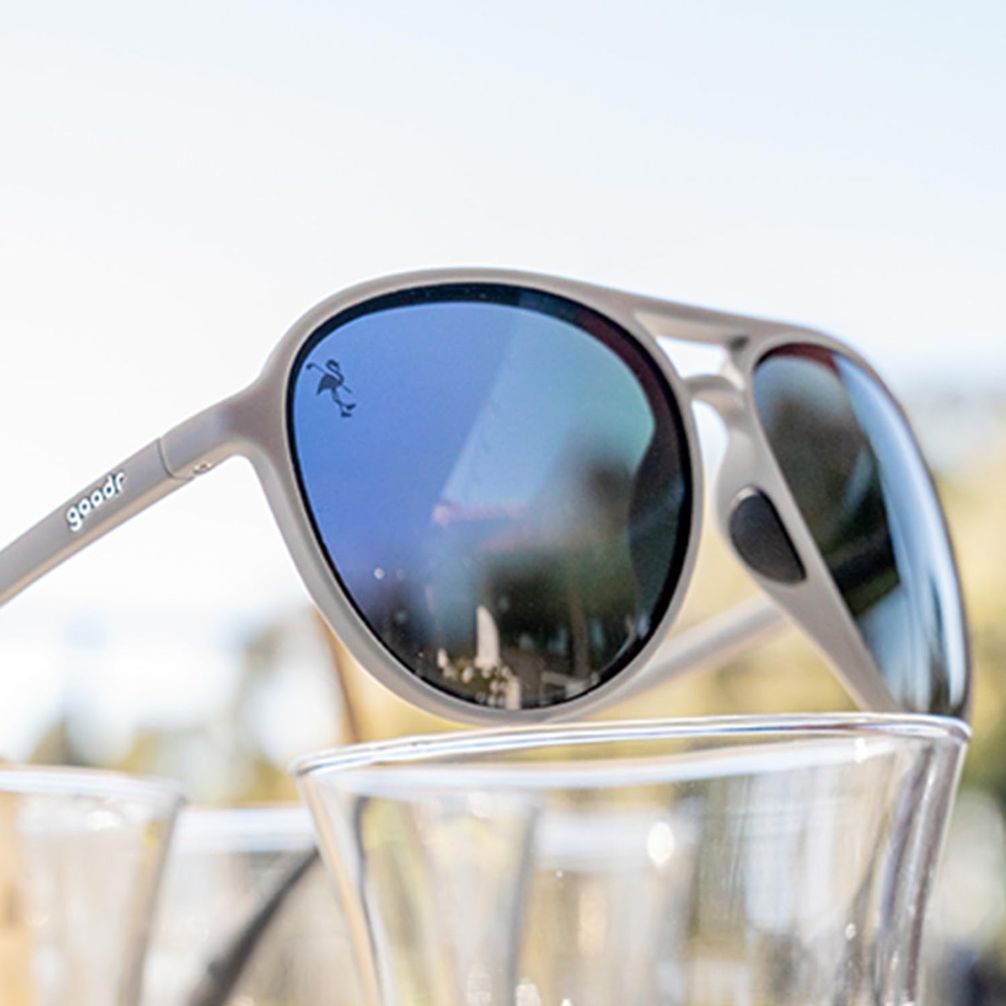 goodr Clubhouse Closeout Polarized Aviator Sunglasses for Men & Women