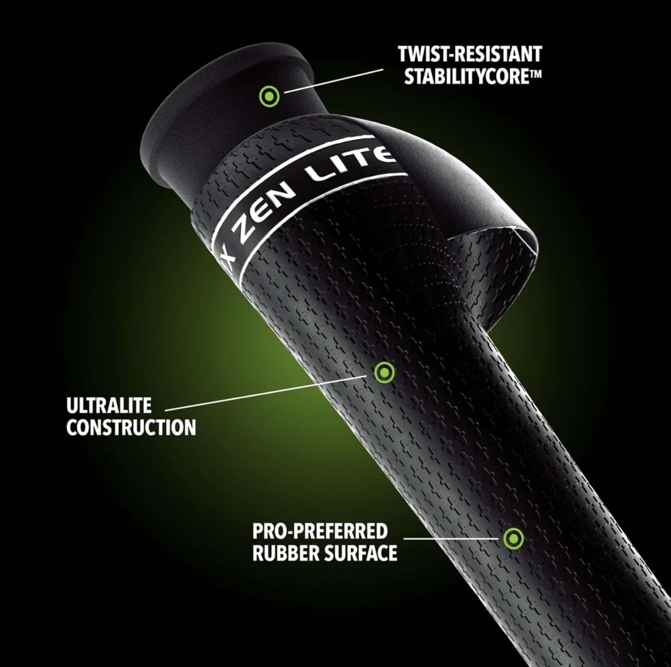 JumboMax Zenlite Non-Slip Golf Grips with Pro-Preferred Rubber Surface, UltraLite Construction, and StabilityCore Technology; Extra Large