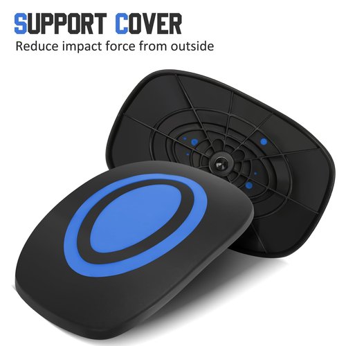 GearRoot Portable Golf Travel Bag Support Pole, Umbrella-Shaped Anti-Impact Support Cover Protector and Aluminum Alloy Rod, Golf Club Travel Bag Support System Protect Clubs from Impact, Blue