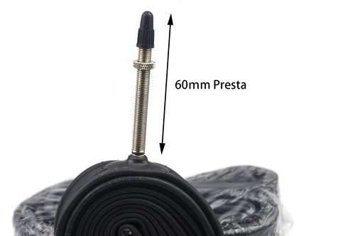 FANSPRO 2 Pack 700 x 28-32c Road Bike Inner Tubes, 60mm Presta Valve Premium Quality Butyl Inner Tube with 2 Tire Levers