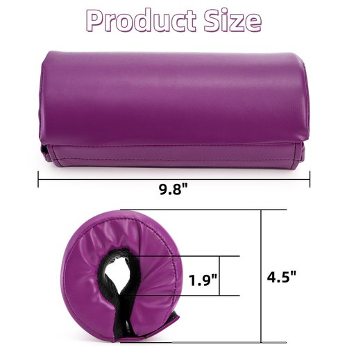 Covzoe Gymnastics Bar Pad, Protective Foam Mat Sleeve for Uneven Bars, Parallel Bars, Horizontal Bar, Ballet Bar, Gymnast Gift, Purple