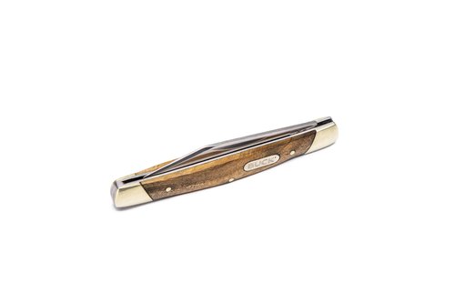 Buck Knives 379 Solo Single-Blade Folding Pocket Knife with Wood Handle
