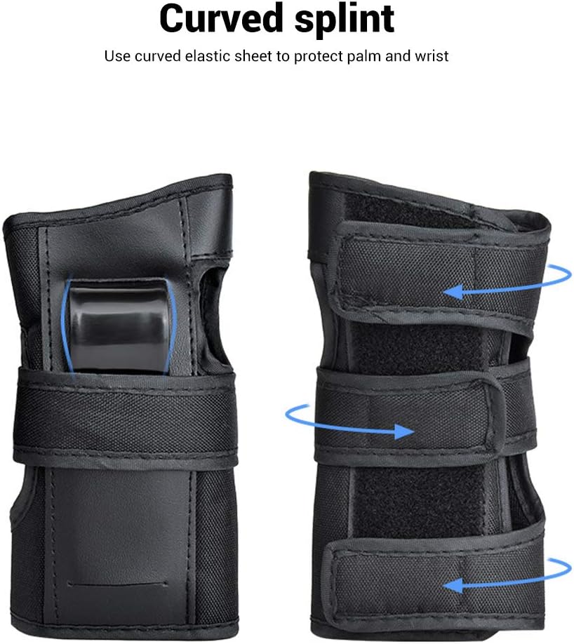 1 Pair Wrist Guard Protective Gear for Roller Skating Skateboarding Wristsavers Brace Protective Gear for Adults Kids Youth