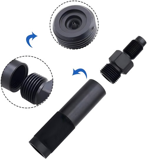 Genrics 12g Co2 Cartridges Adapter Instead of 88g or 90g Co2 Capsule, Co2 Quick Change Holder Compatible with Sig Sauer MCX or MPX