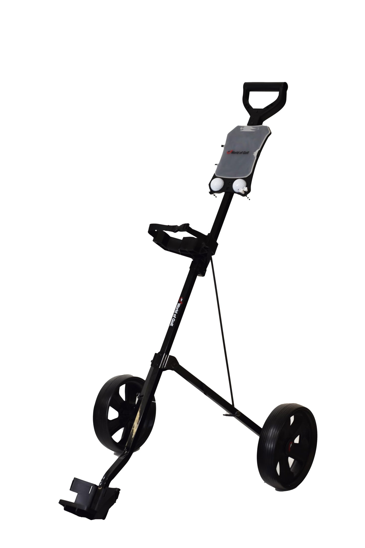 Jef World Of Golf Deluxe Steel Golf Cart, Black