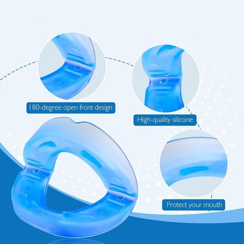 Honex Mouthpiece Universal Size for Men & Women, Silicone Material, Let Your Family Enjoy A Quiet Sleep Time