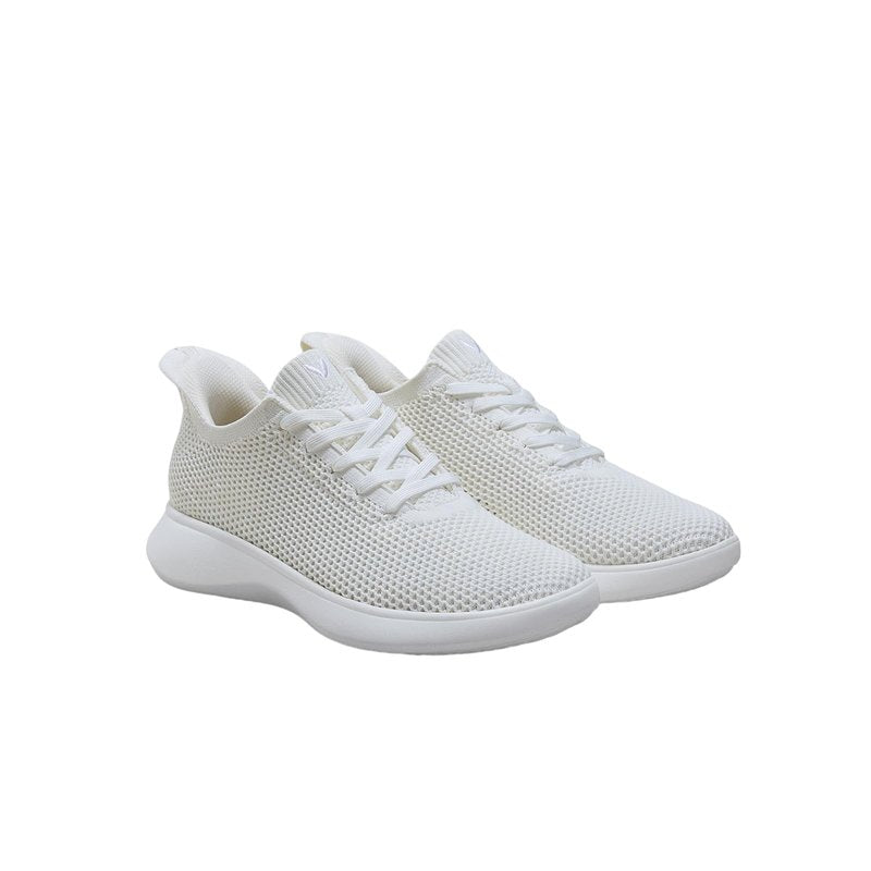 VIVAIA Urban-Mesh Unisex Sneaker Sliders– Slip-On Lightweight Shoes with Breathable Upper for Daily Comfort,White,US8 Women/US6.5 Men