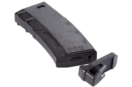Lancer Tactical Airsoft M4 M16 Series Polymer 130 Round Capacity Transparent Window High Speed MidCap Airsoft Magazine