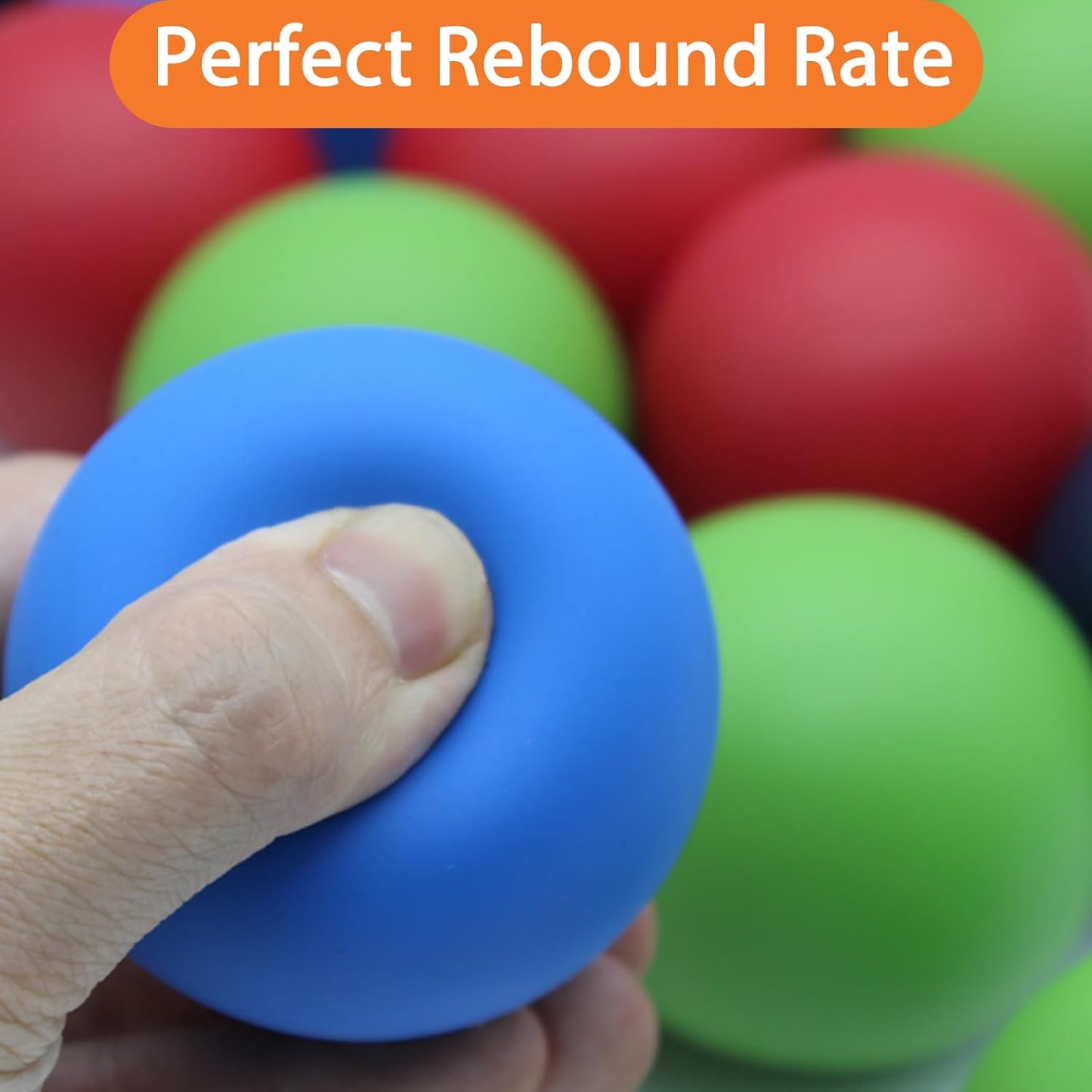 20 Pack Racquetball Multi Colored Racquetballs High Bounce Rubber Racquetballs with a mesh Bag