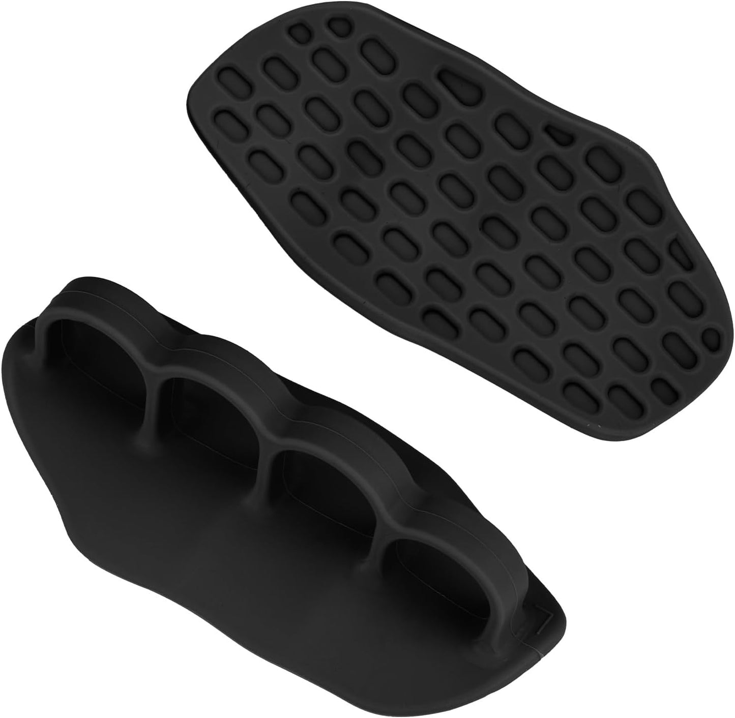 2pcs Weight Lifting Grips, Silicone Anti-Slip Gym Workout Grips for Hand Protection Gloves, Rubber Dumbbell Rypt Gripper for Men Women, Bar Pad Pull Up Practical Fitness Exercise Accessories