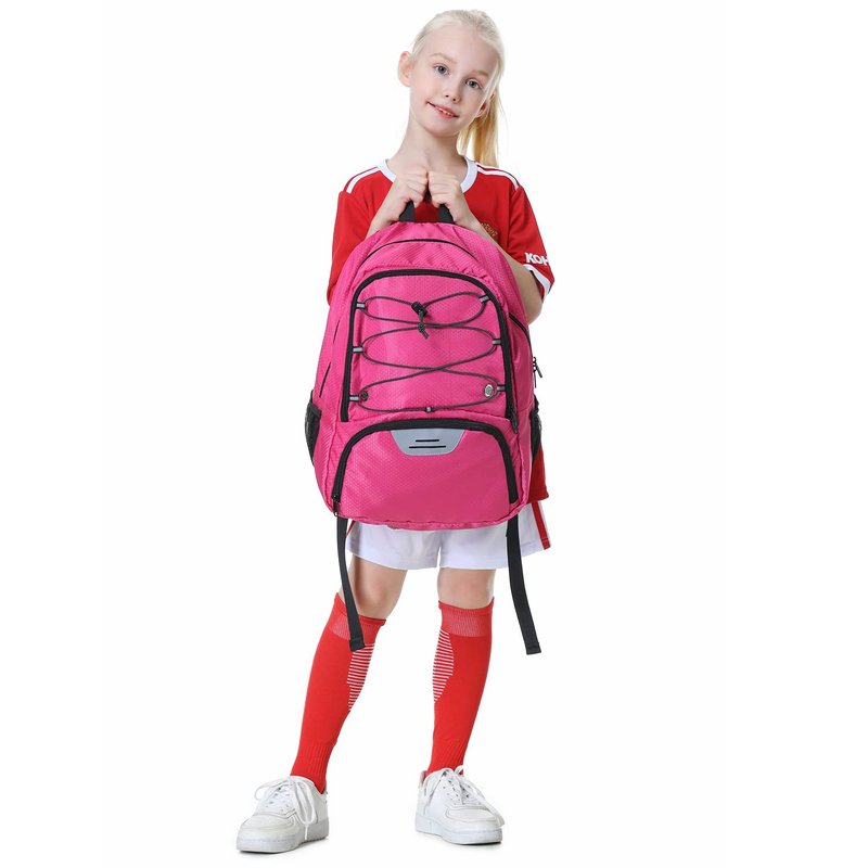 Hsmihair Youth Soccer Bag-Soccer Backpack&Backpack for Football Basketball,with Ball Compartment Separate Cleat Package