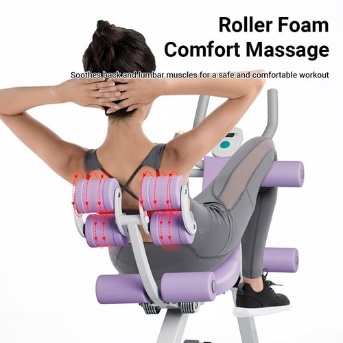 Ab Workout Equipment,Workout Equipment,Home Gym Equipment,Fitness equipment, Foldable, Knee Protection, Pulling the rope,WorkoutFor Stomach Workout,For Women/Men(350LB)