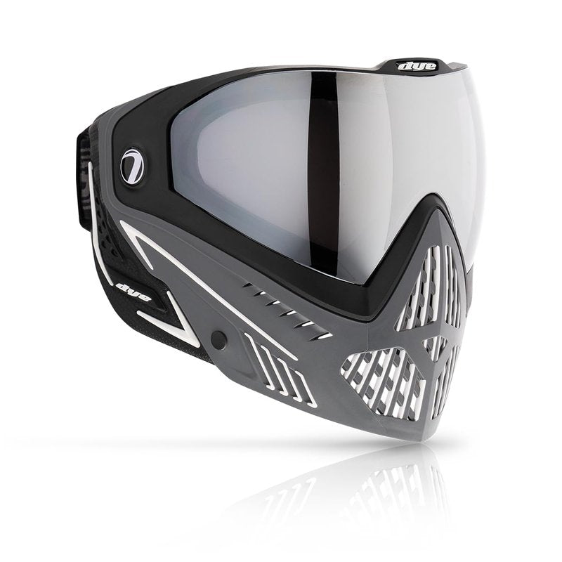 Maddog Dye i5 Thermal Dual-Pane Anti-Fog Lens Paintball Airsoft Mask Goggle System Combo with Microfiber Storage Bag | High Performance Safety Certified Protection - Shades - Grey/White/Black