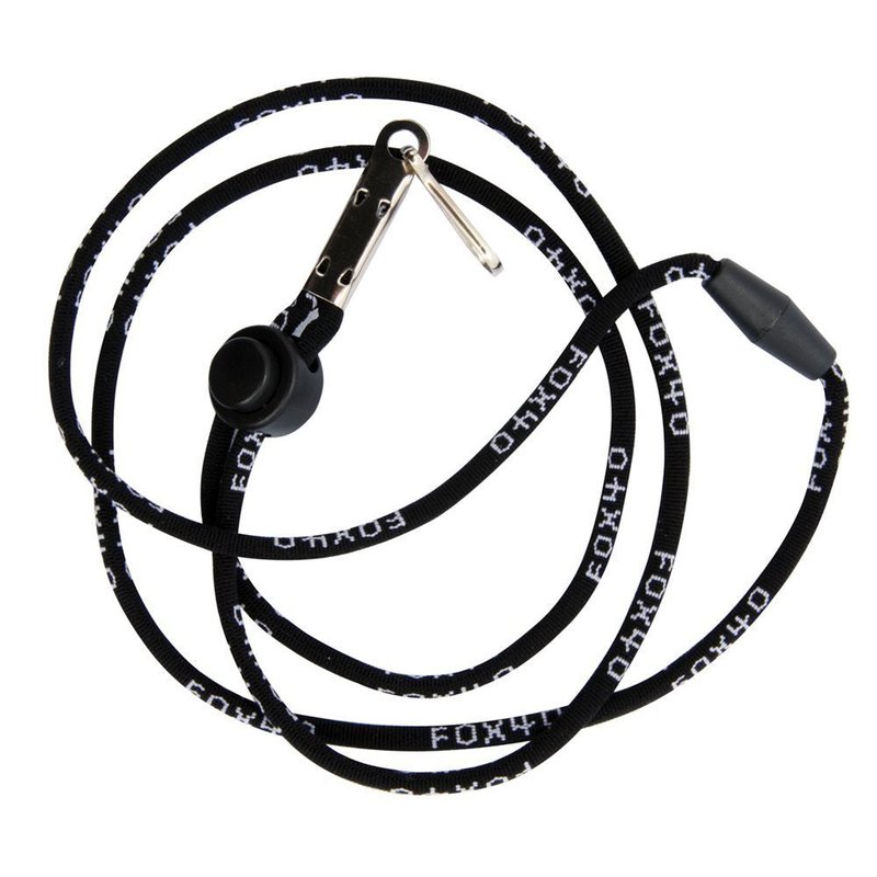 Fox 40 Breakaway Lanyard, Black - 100-0001, Rubber