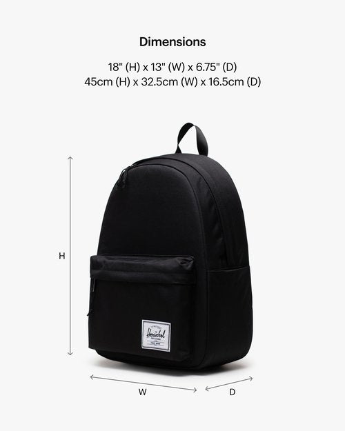 Herschel Supply Co. Classic Backpack, Black, XL-30L