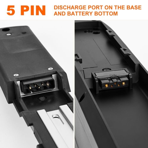Aryonmax 1 Pair Ebike Battery Hailong 5 Pin Male & Female Discharge Connectors (1 Pair 5Pin Connector)