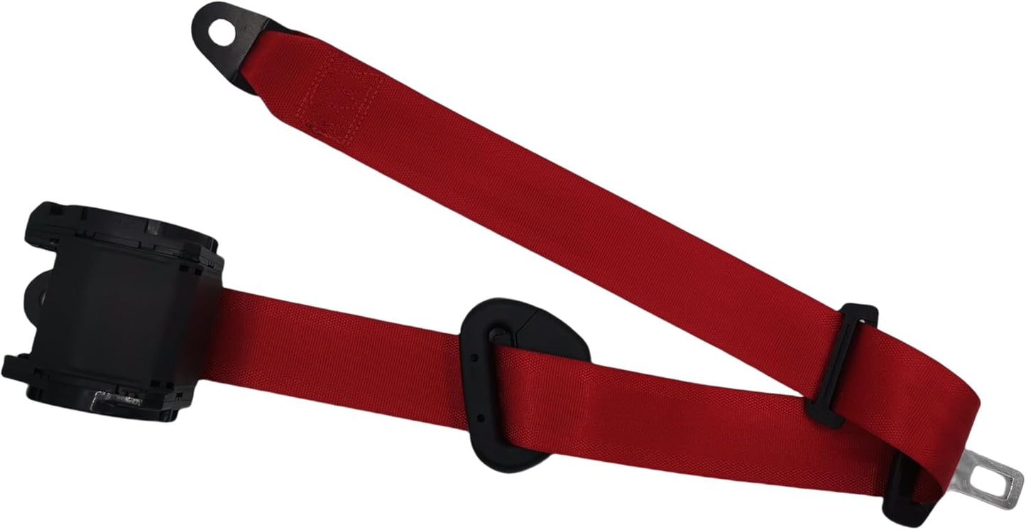 2PCS Universal Retractable Adjustable Golf Cart Belts for Go Kart UTV, Minivan, RV, Truck