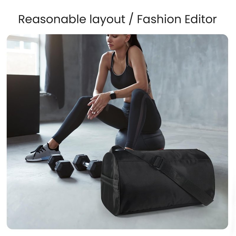 C&F BOGMOST Small Gym Bag for Women & Men,Small Lightweight Duffel Bag Carry On Bags Mini Duffel Travel Bag Waterproof Sports Bags for Workout/Sport/Travel, Deep Purple