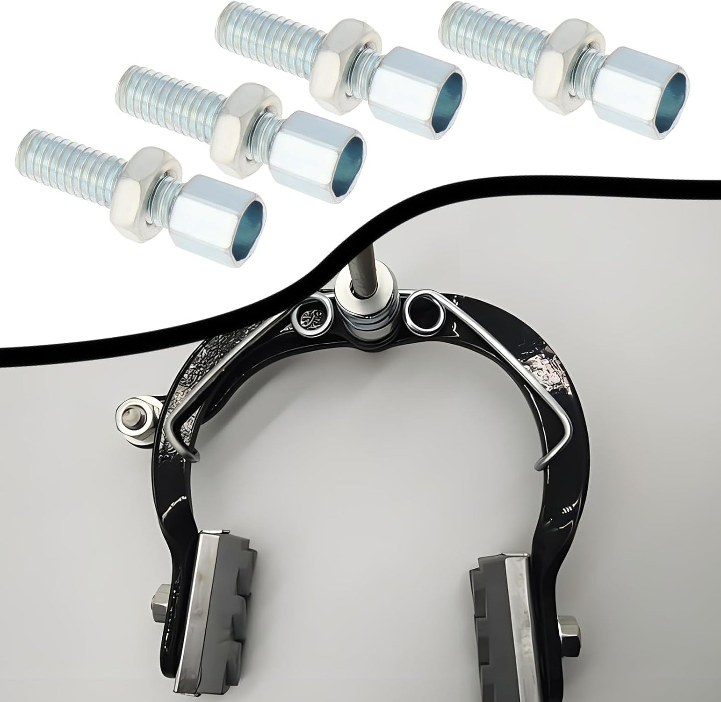 10PCS M6 x 20mm Throttle Cable Adjusting Bolt Brake Cable Adjuster Screw Throttle Cable Adjustment Screw with Nut for Bicycle