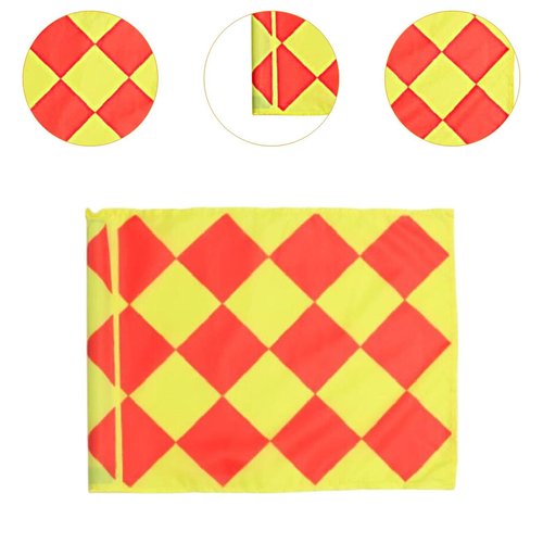 Aymzbd Soccer Flag Referee Equipment Replacement Versatile Football Field Corner Flag 44 Cmx34 cm for Practice Amateur Game Indoor