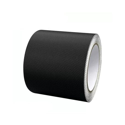 Zo.Yehaa Black Rubber Grip Tape Anti Slip Tape 4 Inch, 10 Feet, Heavy Duty Waterproof Non-Abrasive Tape Cushion Pad for Indoor & Outdoor, Making Handles or Contact Surfaces Safer