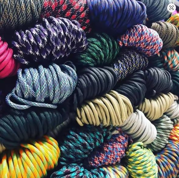 10PCS Random Combo 3meter /10ft Diameter 4mm Paracord Cord Bracelet Crafting Combo Kits Multifunction Paracord Ropes for DIY Manual Braiding Supplies Making Lanyard, Bracelet, Dog Collar