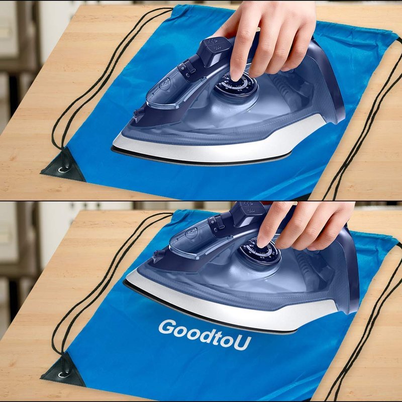 GoodtoU Drawstring Bags, Nylon Backpacks - Drawstring Gym Bags for Sport, Traveling, Team (Grey, 48Pcs)