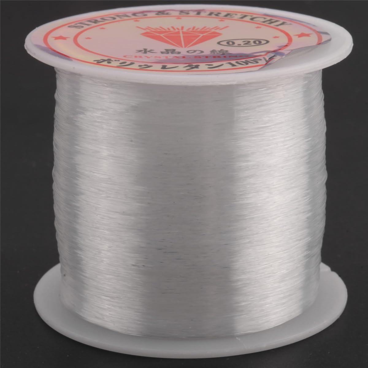 0.2mm Diameter Clear Nylon Fish Fishing Line Spool Beading String