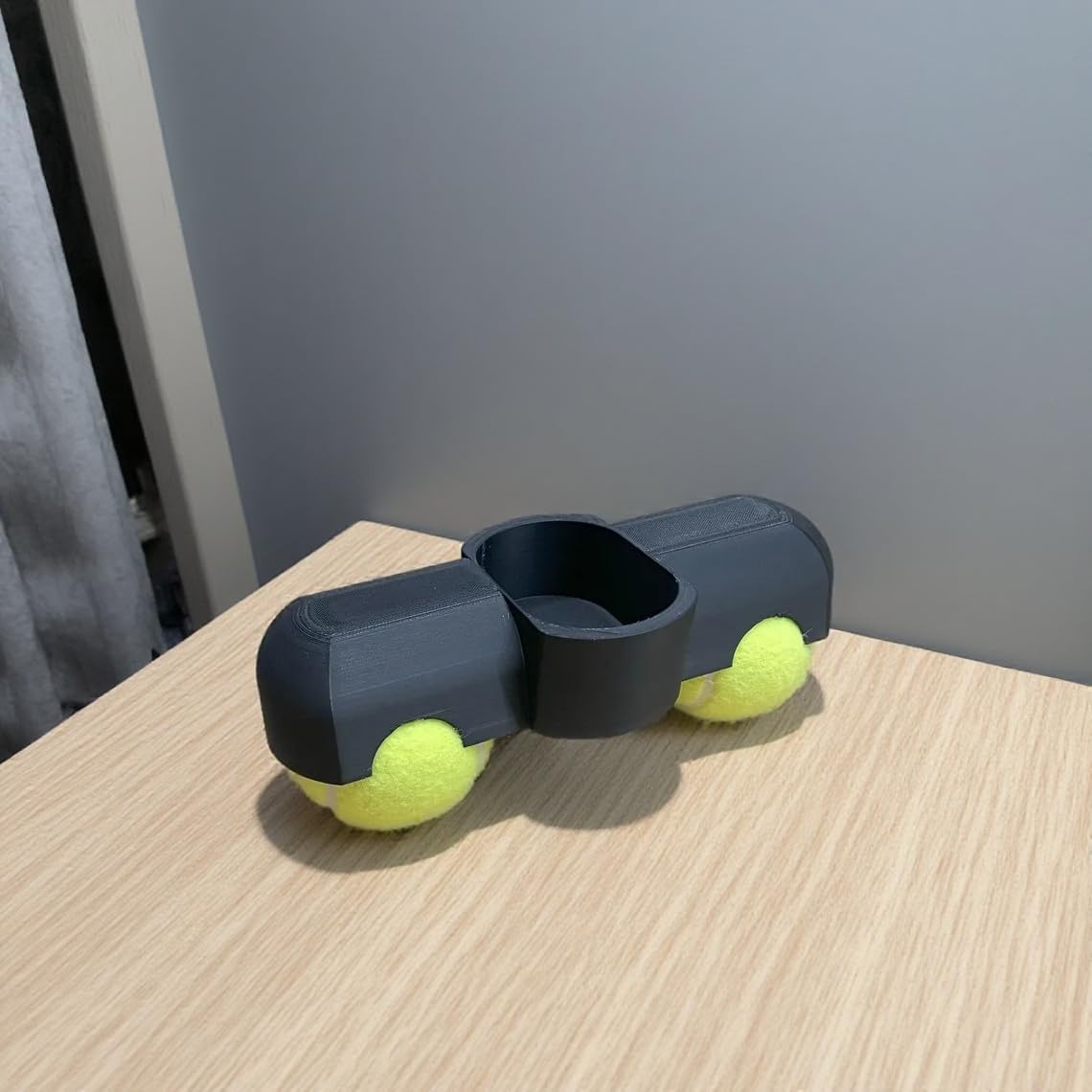 Indoor Cycling Snap Rocker Feet Adapters for Zwift Ride Front Leg with 2 Pack Tennis Balls, Indoor Trainer Workout Equipment Accessories