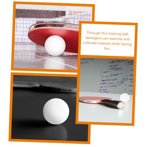 Abaodam 50pcs High Bounce Table Tennis Balls Durable Pong Training Balls for Parties Classroom and for Teaching and Reward Activities