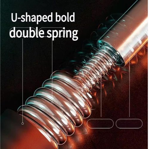 WNOEY Twister Arm Exerciser,Adjustable Spring Workout Bar, Forearm Triceps Chest Enhanced Exercise Strengthener,Portable Home Fitness Equipment