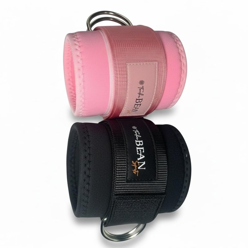 TONKA BEAN Ankle Straps For Exercise Cable Machine, Workout Cuff Attachment for Gym & Home, Kickbacks, Glute Workouts, Lower Body Exercises, Leg Extensions, Hip Abductors - Adjustable Neoprene Fitness Padded Ankle Strap (Pink, Pair)