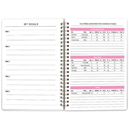 ceiba tree Food Fitness Workout Journal Weight Loss Nutrition Wellness Calorie Counter Log Diary Notebook Meal Planner Diet Exercise Training Health Tracker 6.1" x 8.5"
