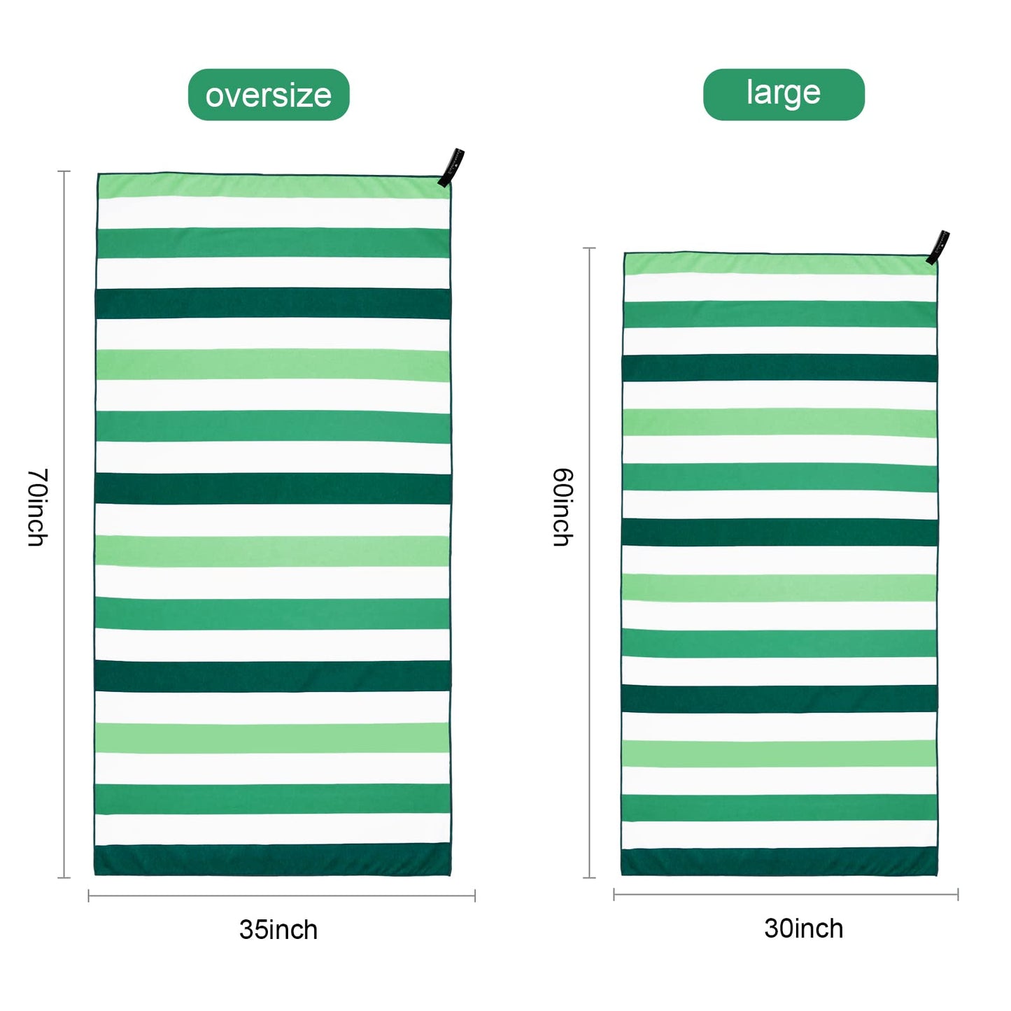 Exclusivo Mezcla Microfiber Quick Dry Oversized Beach Pool Towel