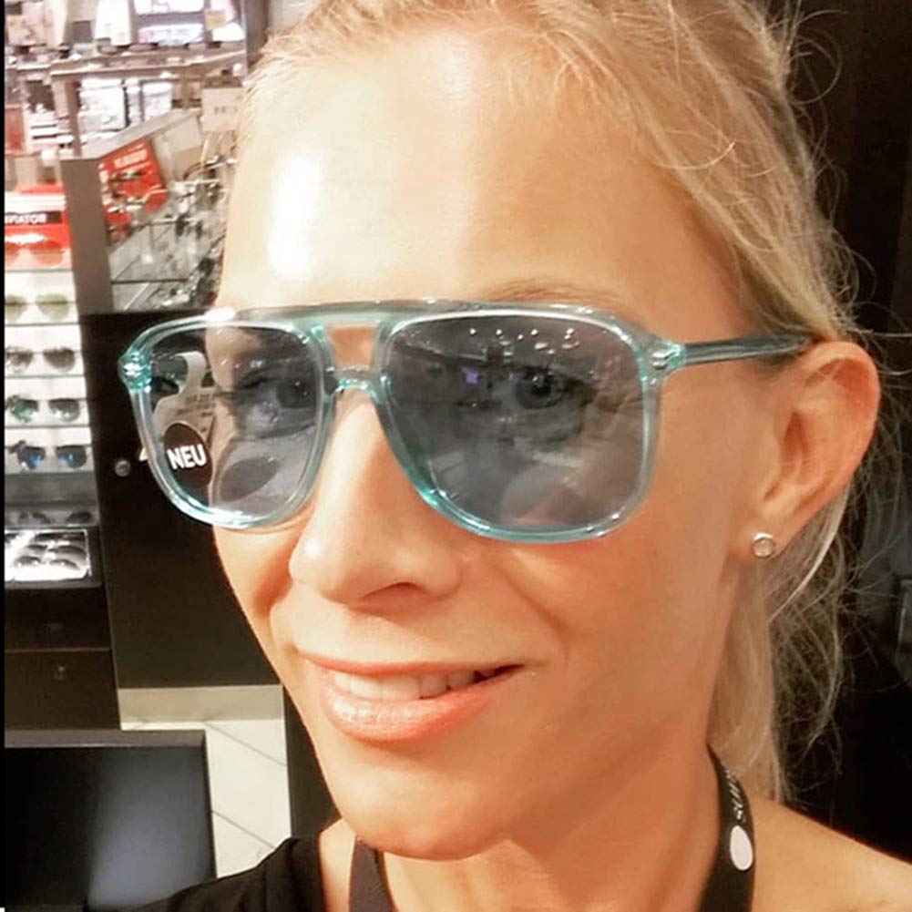 Unisex Sunglasses Fashion Blue Drive Holiday Rectangle Non-Polarized UV400