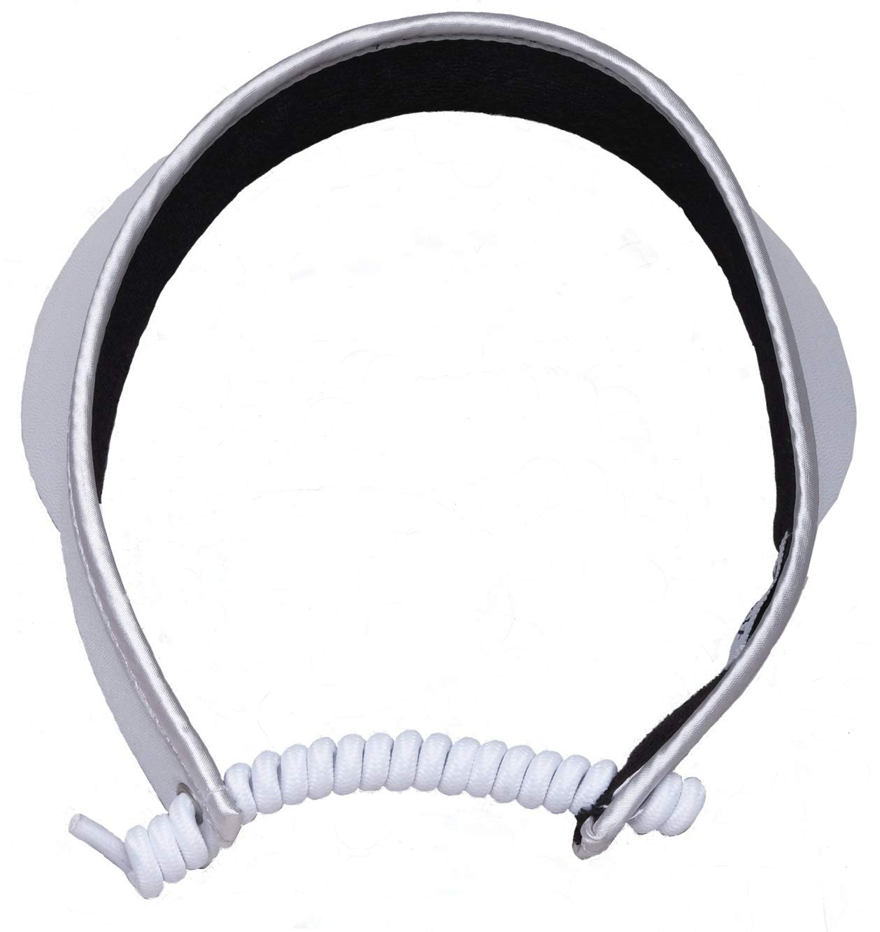 Glove It Womens Geo Mix Visor White, White Clear Dot
