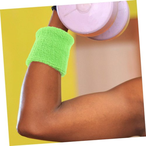 WOONEKY Elasticated Wristband Set 4 Pack Sports Wrist Wraps Sweat Absorbent for Yoga Fitness Running