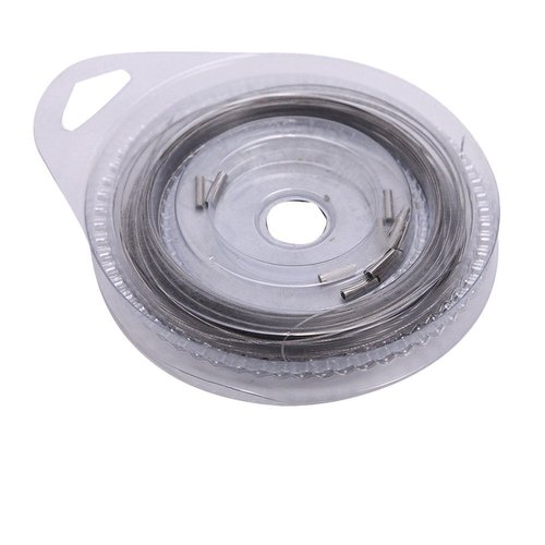 10mLeader, 7 Strands Steel Fishing Steel Wire Great for Big Mouth Fish, Available in 5 Pulling Types (40 lbs)