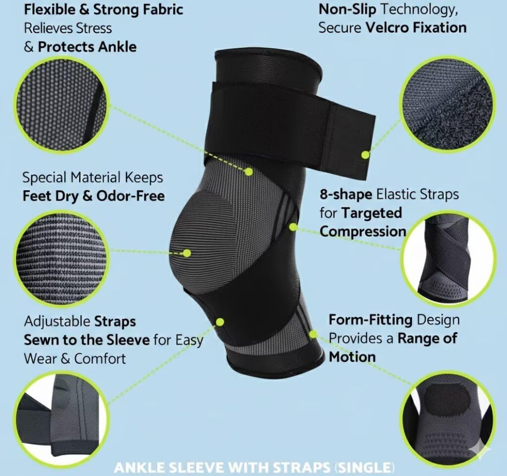 SWZEC RecoverX - Youth Heel & Growth Plate Support Sleeve