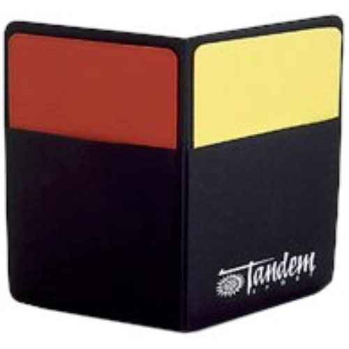 Tandem Sport Officials Penalty Cards , Red/Yellow Cards