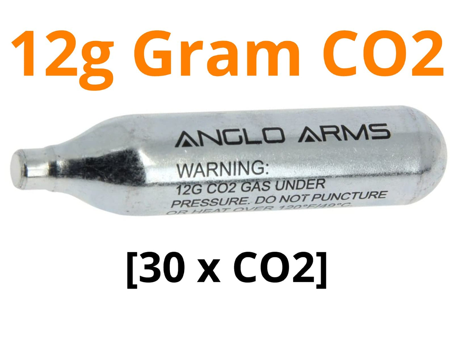 Swiss Arms A&N Pack of 30 12g Co2 Gas Capsule Cartridge Air Rifle Pistol Gun Airgun 12 Gram.
