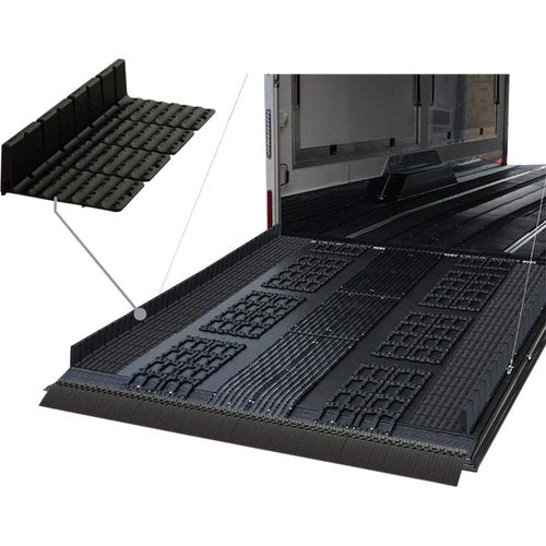 Caliber Edge Guard Kit, 6-ft, 12-Pc Black Plastic Trailer Edge Guards