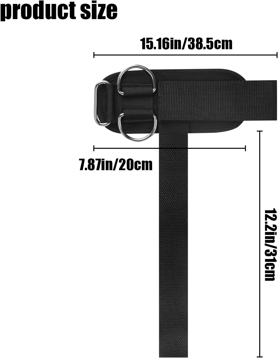 2Pcs Weightlifting Straps with D Ring,Adjustable Wrist Straps for Weightlifting,Fitness for Men and Women,Suitable for Gym, Deadlift, Strength Training